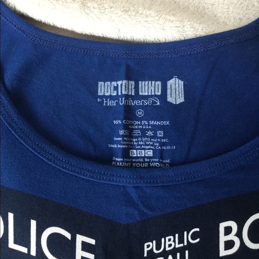 Doctor Who Tardis knit tank dress - Picture 2 of 3
